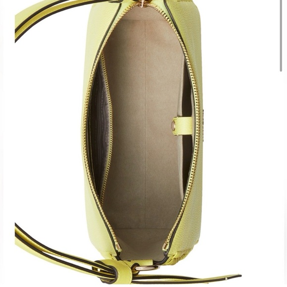 Kate Spade Knott Whipstitch Crossbody Satchel-Suns Out Yellow - Picture 9 of 10